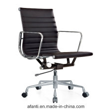 Eames Aluminium Swivel Leather Ajustável Hotel / Office Manager Chair (RFT-B02)